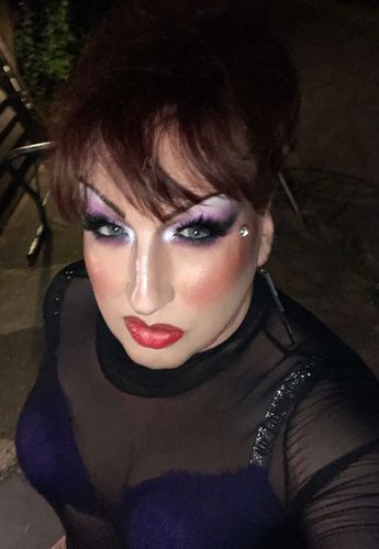 Customer photo review of PRIMAL® Rx Bliss Azure - Blue Prescription Colored contact Lenses