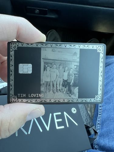 Customer photo review of The Engraven Card
