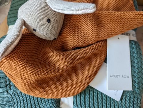 Customer photo review of Cuddle Cloth - Farm Friends, Bunny