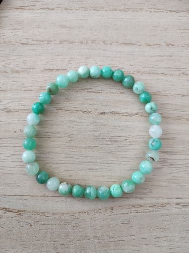 Customer photo review of Bracelet Chrysoprase