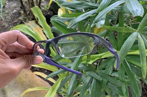 Customer photo review of MRY Replacement Lenses for Oakley Half Jacket 2.0