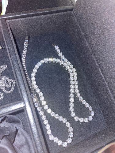 Customer photo review of Tennis Chain (Silver) 5mm