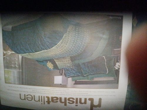 Customer photo review of Sparkler Gems Duvet Cover