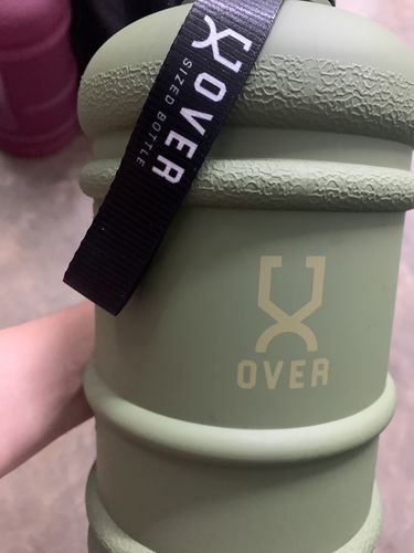 Customer photo review of Hunter Green Flip Cap 2.2L Oversized Bottle
