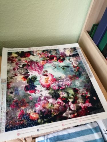 Customer photo review of 5D Diamond Painting Blumenbad