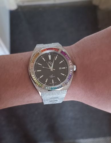 Reseña con foto de un cliente sobre RELOJ KAPRIEL AURA SILVER