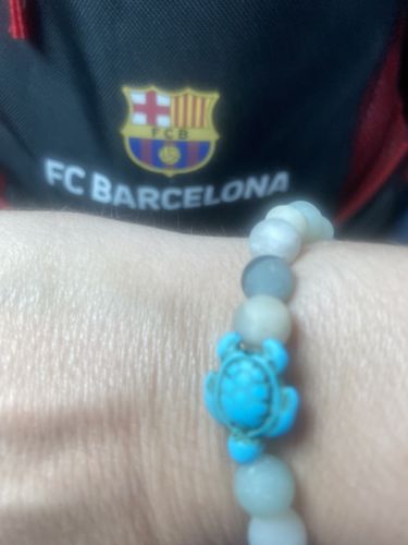 Customer photo review of "Turtle" tracking bracelet