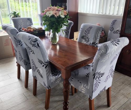 Customer photo review of Cabrexa© Dining Chair Covers