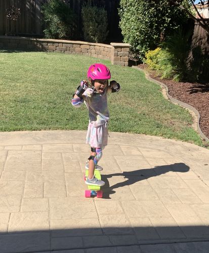 Customer photo review of Black Sand Cruiser Skateboard