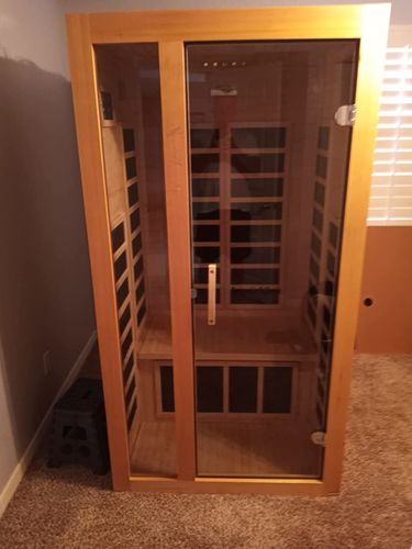 Customer photo review of Low Emf Indoor Home Infrared Sauna For Weight Loss