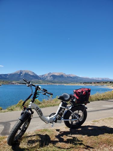 Customer photo review of VTUVIA SF20 Step-Thru Folding Fat Tire E-Bike