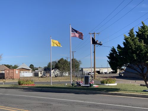Customer photo review of 25 ft. Commercial Flagpole with External Rope Halyard Rated At 105 mph