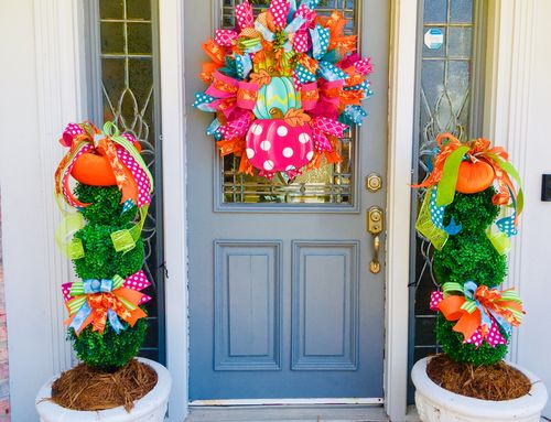 Customer photo review of (12) 4" X 10Yd Ribbon Surprise Multi RS1002