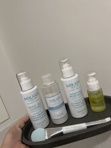 Customer photo review of Mikash Daily Skincare Bundle