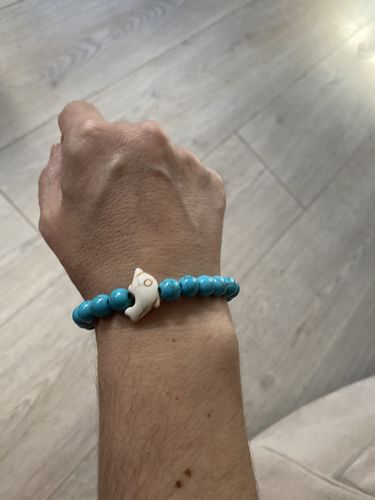 Customer photo review of "Dolphin" tracking bracelet