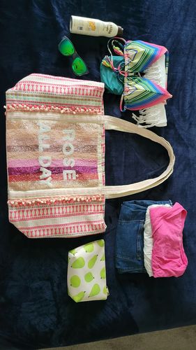 Customer photo review of Rose All Day Pink Large Tote