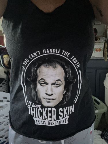 Customer photo review of Buffalo Bill Ladies Racerback Tank