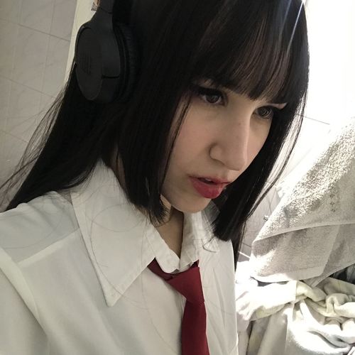 Customer photo review of Yumeko hime cut | rose cap heat-resistant wig