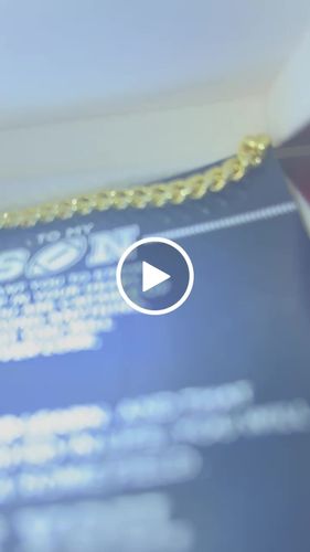 Customer video review of Cuban Link Necklace - My Baseball Son, #1 Fan, Love Mom