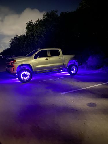 Customer photo review of Premium RGB+W Wheel Lights