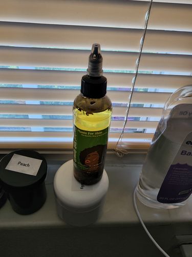 Customer photo review of Herbal Hair/Beard Growth Oil..
