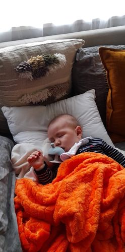 Customer photo review of Mombella Soothing Mushroom Teether - Iron Green