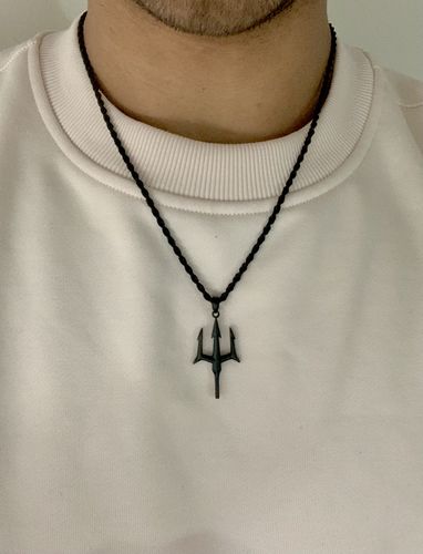Customer photo review of Trident Pendant - Black