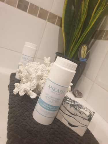 Customer photo review of Natural baby powder | Talc-free