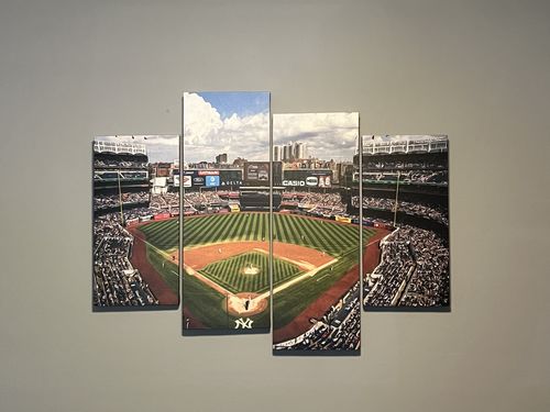 Customer photo review of YANKEE STADIUM Canvas Sets