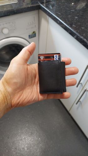 Customer photo review of Comedy Mini Wallet