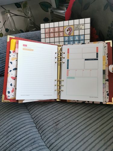 Customer photo review of Terrazzo Organiser - Undated Daily Diary P3