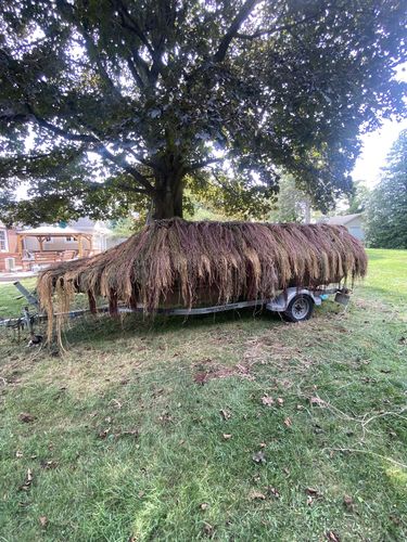 Customer photo review of Hunting Blind Raffia Grass (Pack)