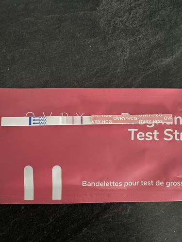 Customer photo review of Pregnancy Test Strips (Ultra-Sensitive)