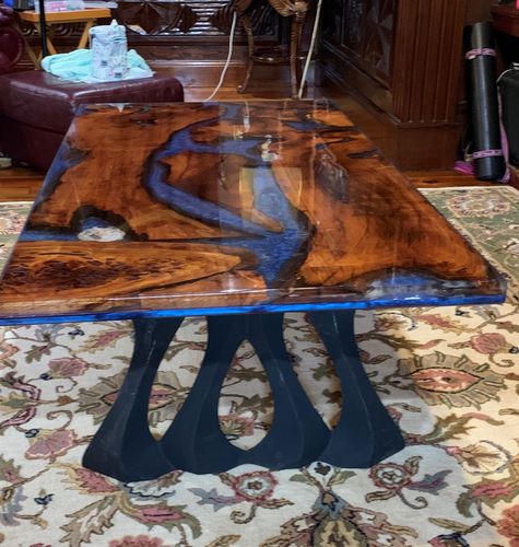 Customer photo review of Metal Bench Legs - 202 Radix - 26W, 16H inch - Set of 2 pcs - Flowyline