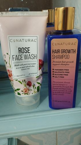 Customer photo review of Rose Face Wash