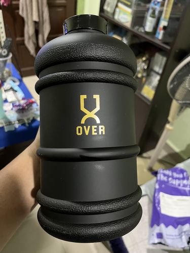 Customer photo review of Matte Black Flip Cap 2.2L Oversized Bottle