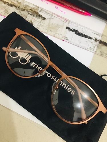 Customer photo review of MetroSunnies Willow Specs (Nude) / Replaceable Lens / Eyeglasses for Men and Women