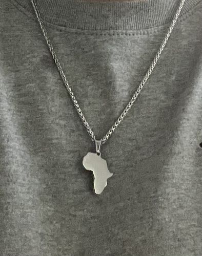 Customer photo review of Africa Pendant (Silver)
