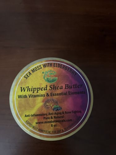 Customer photo review of Sea moss with Elderberry Whipped Shea Butter (8oz)