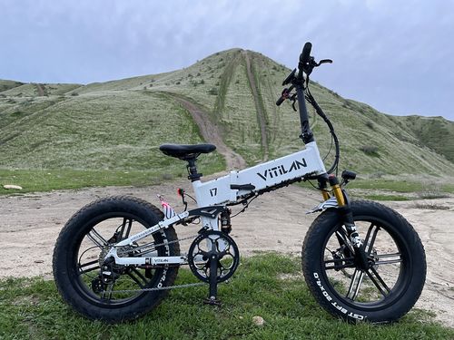 Customer photo review of I7 Pro Folding Full Suspension Electric Bike