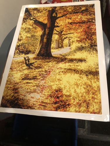 Customer photo review of Custom Diamond Painting Kits for Adults DIY 5D - Photo Diamond Art Shipped from USA