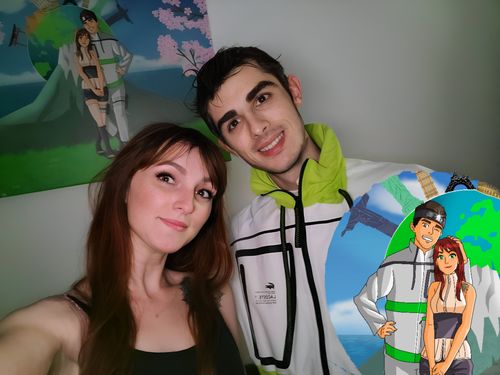 Customer photo review of Caricature dessinée à la main: Portrait Naruto