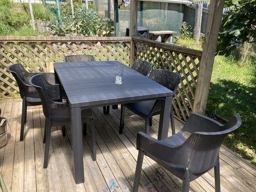 Customer photo review of Elisa Chair Graphite - Single