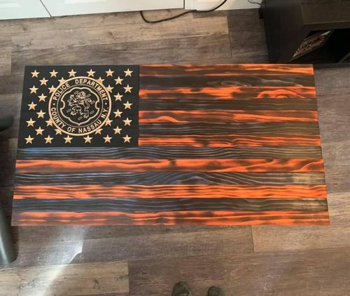 Customer photo review of CUSTOM Engraved Unions for DIY Flag Builders