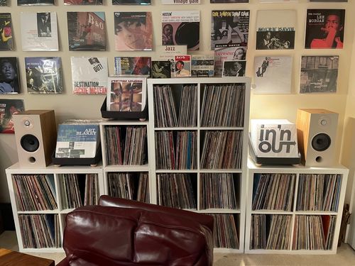 Customer photo review of Record Roots Tabletop Storage System