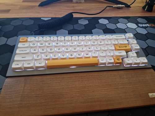 Customer photo review of IDOBAO XDA keycap PBT material sublimation process