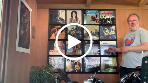 Customer video review of 12" Vinyl Record Display Frame - LP Wall Storage