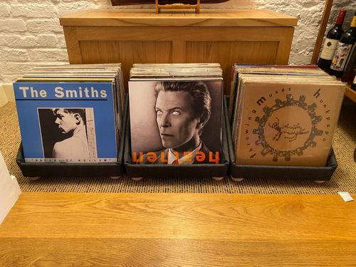 Customer photo review of Record Roots Tabletop Storage System