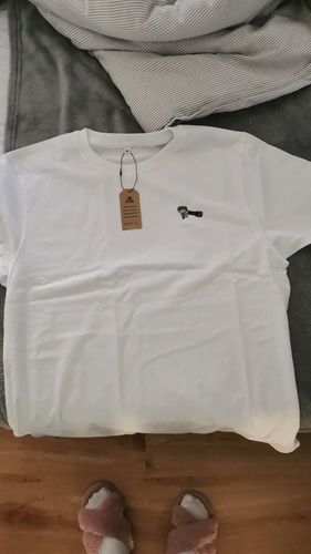 Customer photo review of Siebträger | Besticktes Organic Bio Baumwoll-T-Shirt