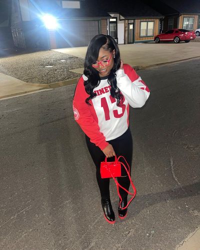 Customer photo review of Delta Sigma Theta Nineteen 13 "J13" Chenille and Embroidered Sweatshirt